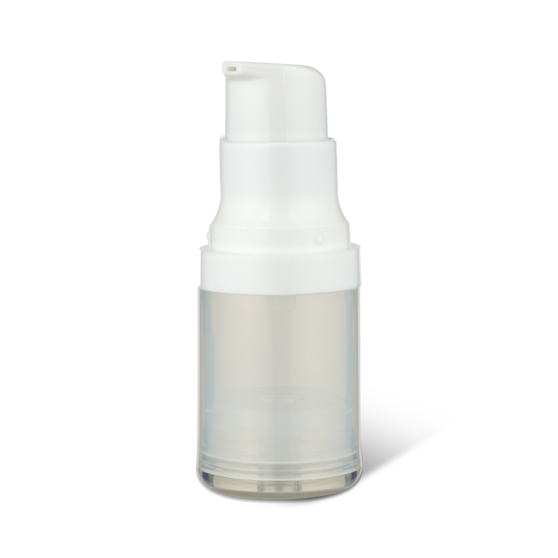 经典圆螺旋真空瓶护肤乳液包装 YH-L002，15ml