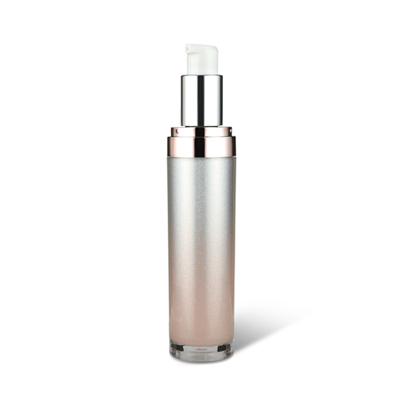 豪华圆形双壁乳液亚克力瓶粉底化妆品包装YH-M30C